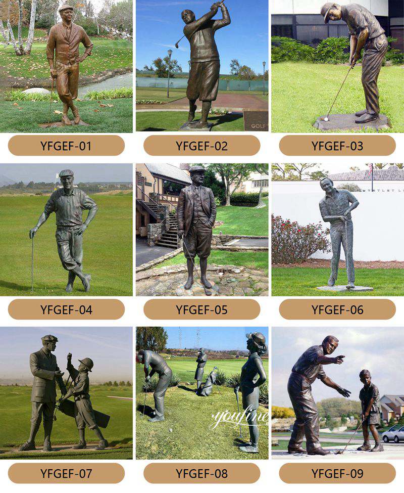 More Bronze Golf Statues (1)