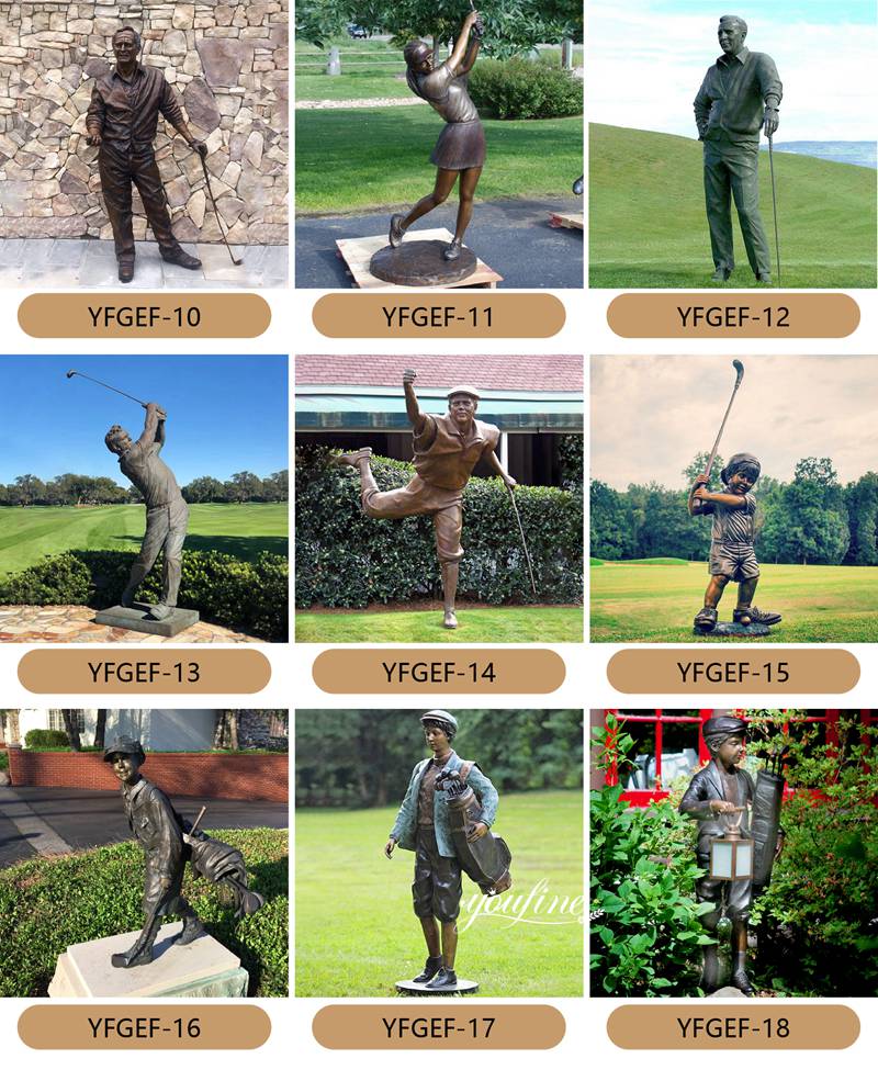 More Bronze Golf Statues (2)