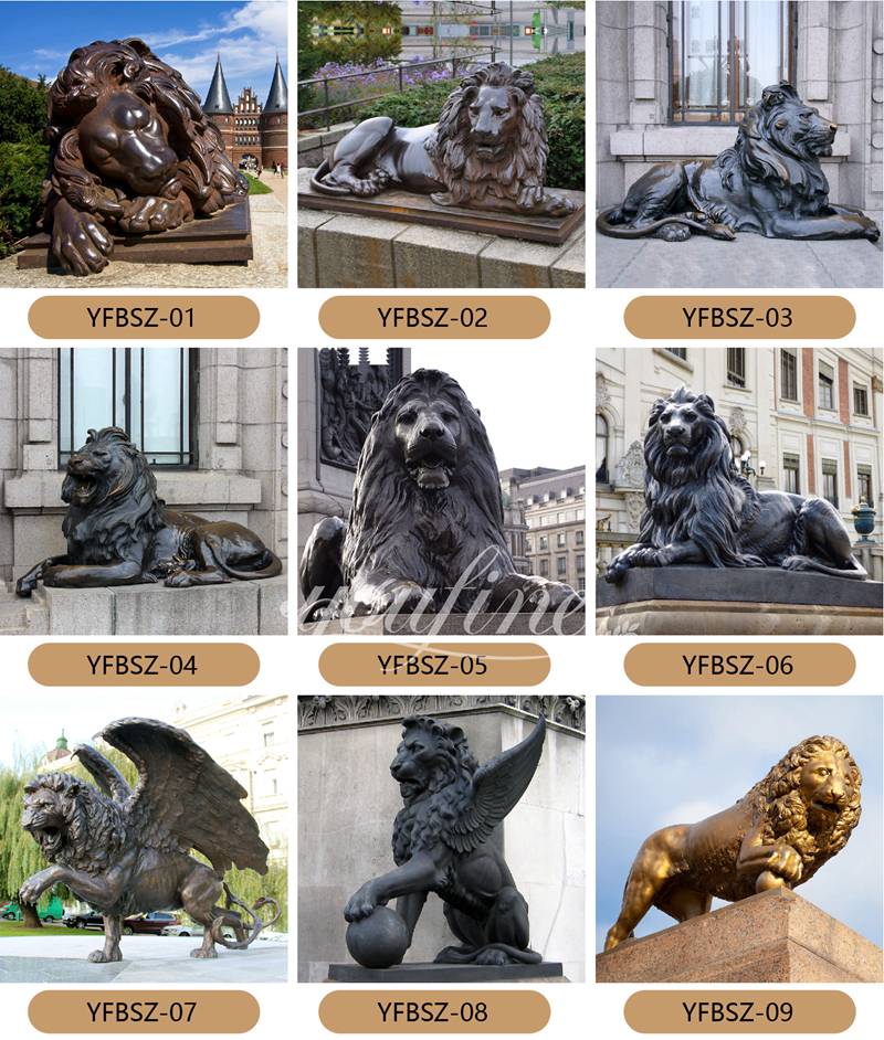 More Bronze Lion Sculptures (1)