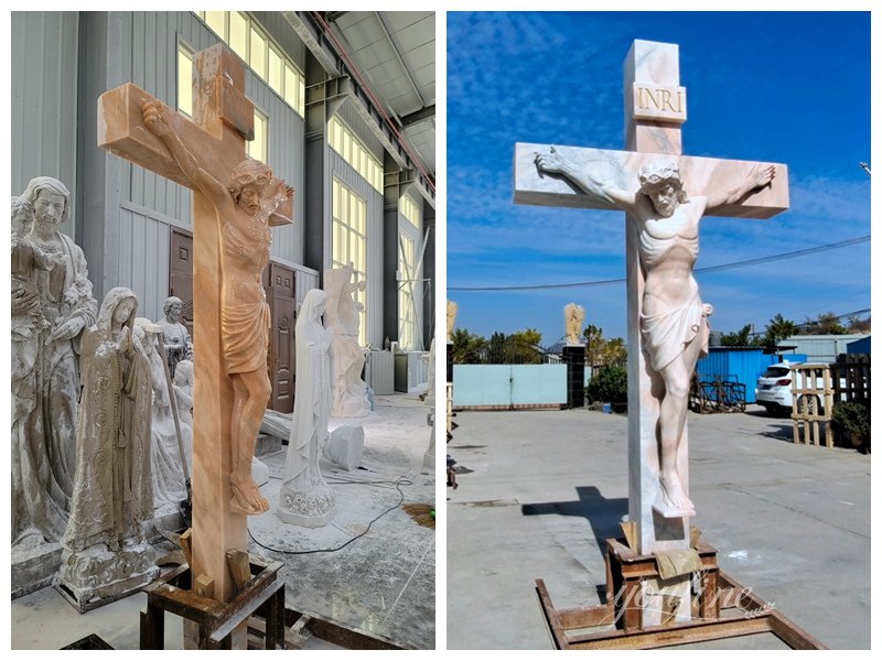 More Marble Jesus on the Cross Status