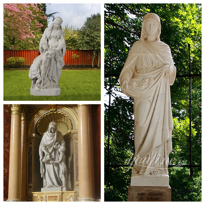 More Styles of Marble St Elizabeth of Hungary Statue