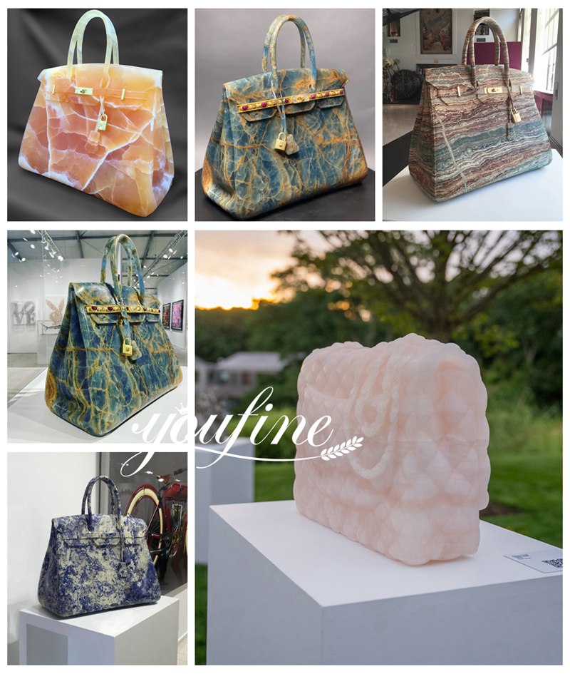 Multiple Color Options of Marble Handbags