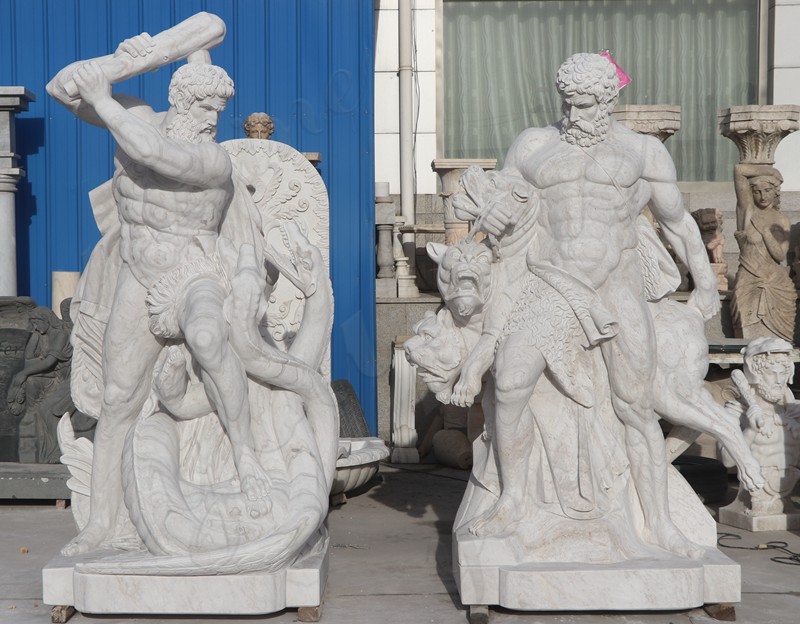 Muscular Greek sculpture