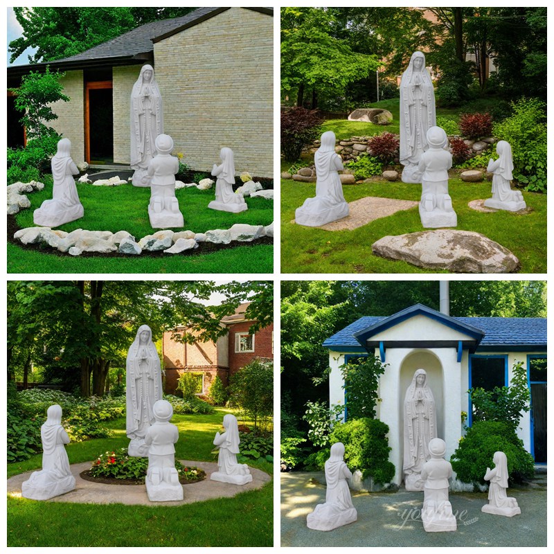 Outdoor Our Lady of Fatima Statue Application Scenes