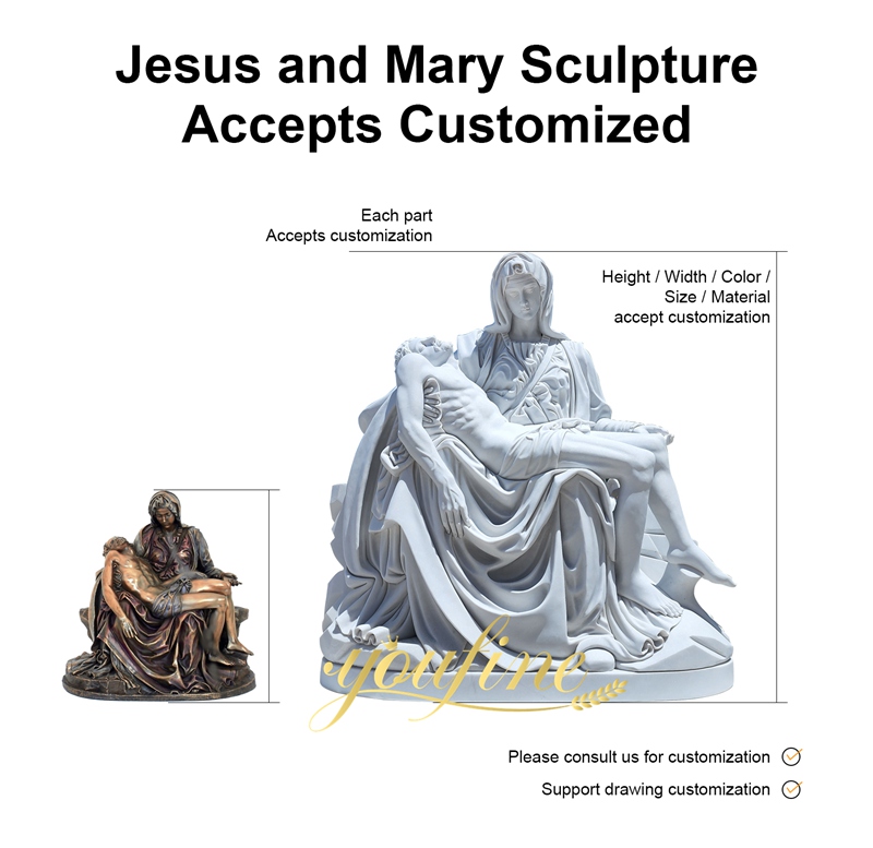 Pieta Sculpture Customized Service