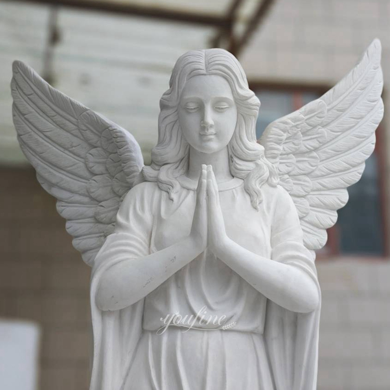 Praying Marble Angels Statue