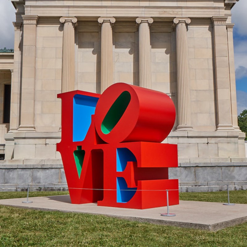 Robert Indiana Love Sculpture (2)