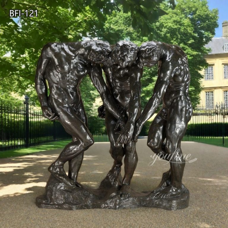 Rodin Bronze the Three Shades Sculpture