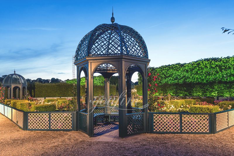 Round-Wrought-Iron-Garden-Gazebo-for-Sale-2