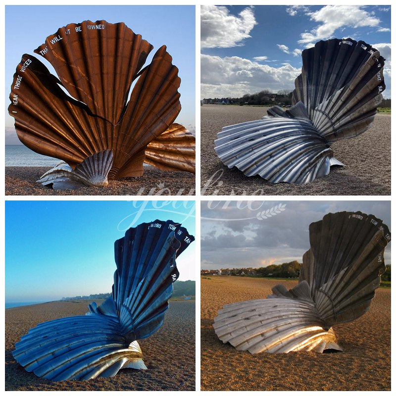 Shell Sculpture on Beach