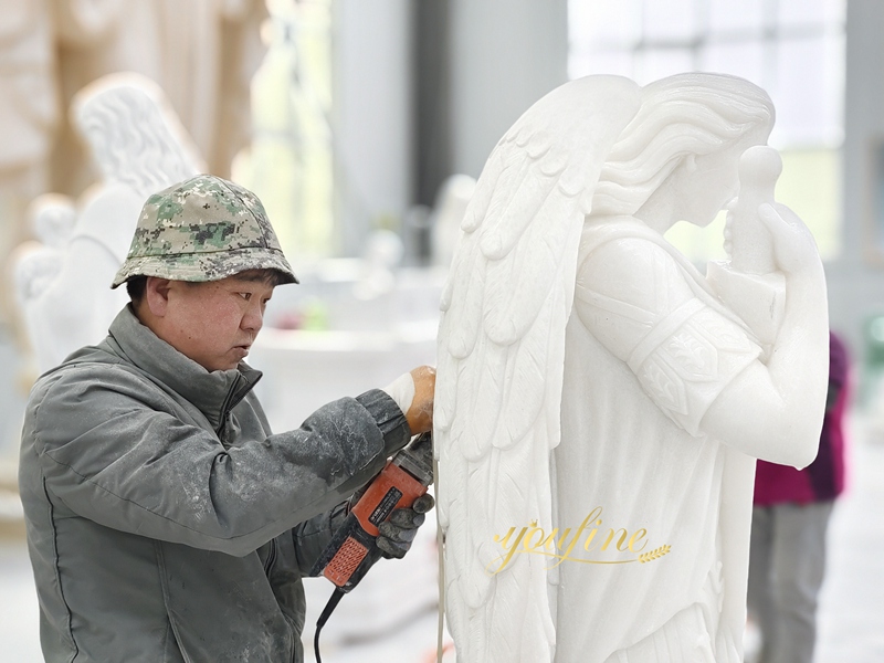 St. Michael Sculptures Carving Process 