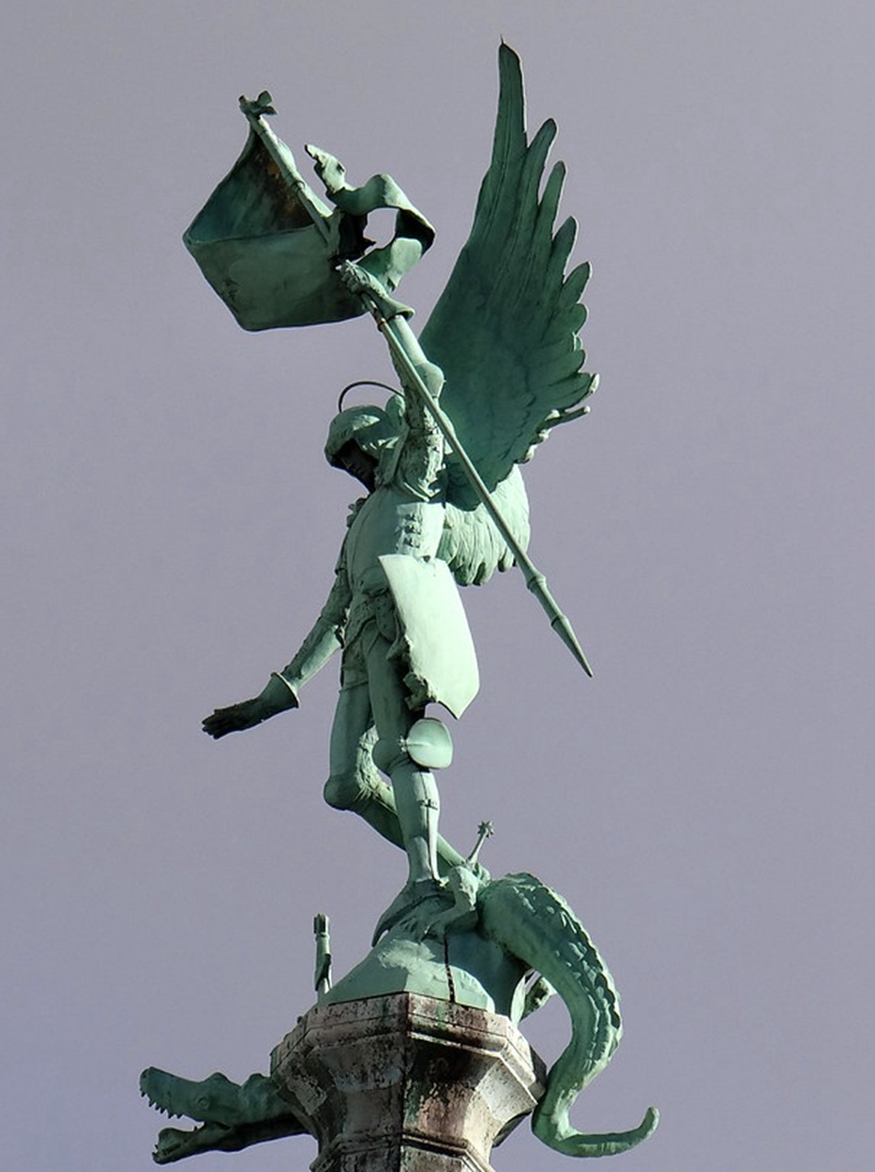 St. Michael Statue at Sacré-Cœur - Paris, France