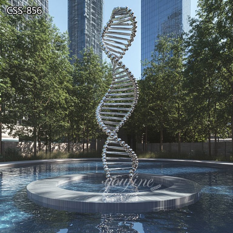 Stainless Steel DNA Art Sculpture