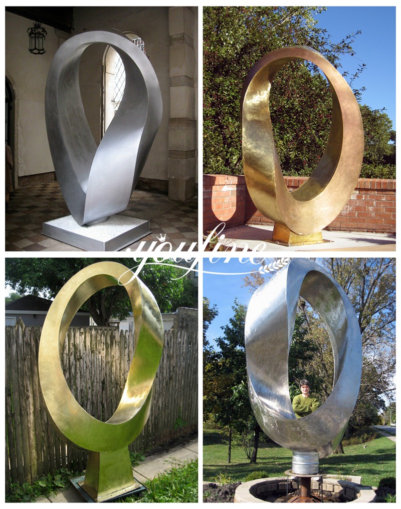 Stainless Steel Mobius Strip Sculpture Custom Service