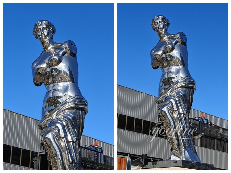 Stainless Steel Venus De Milo Statue Details