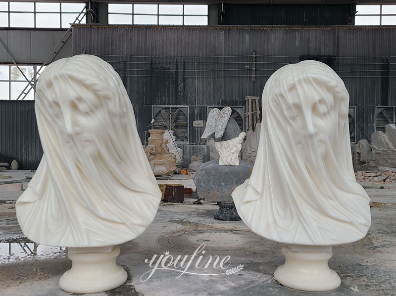 Elegant Marble Girl Bust Sculpture Hand Carved Marble Female Bust Sculpture  - China Bust Sculpture and Marble Figure Statue price