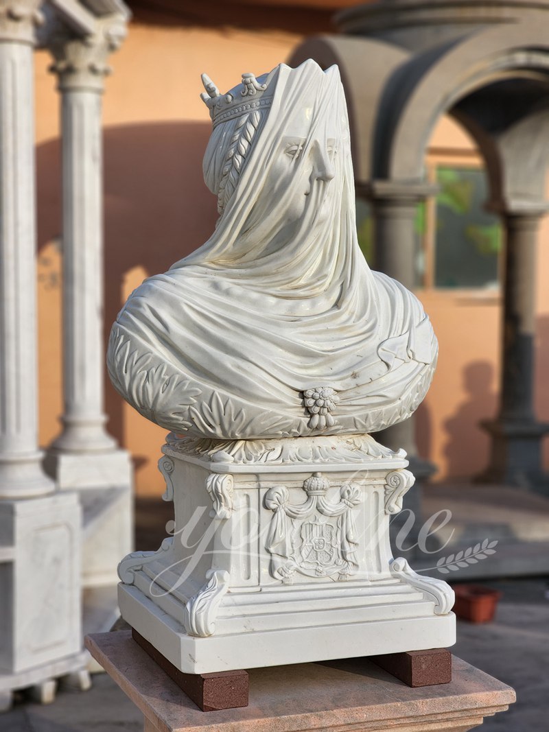 Veiled bust of Isabel II (3)