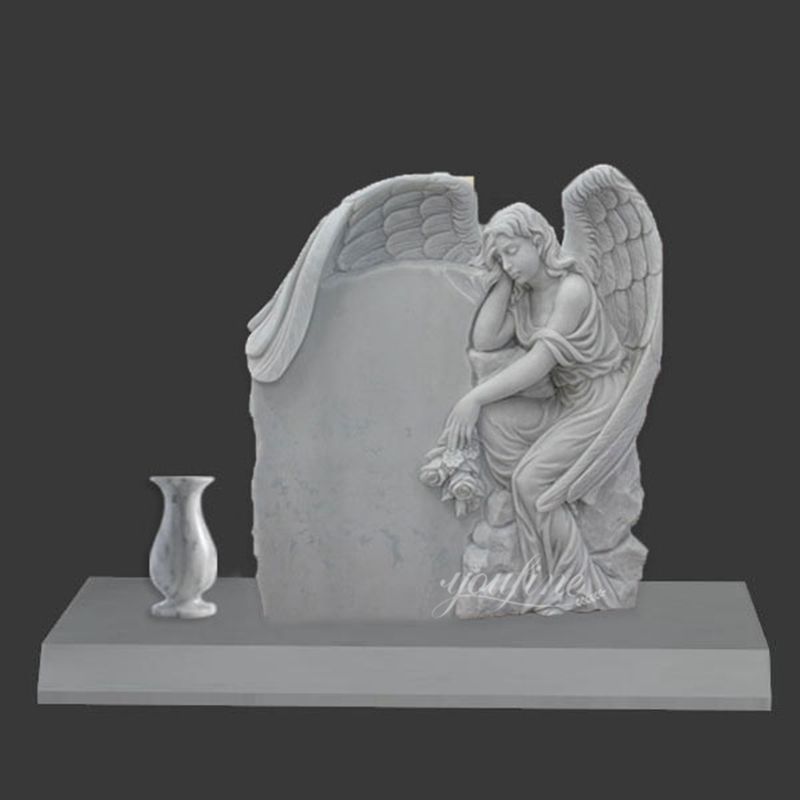 Weeping Angel Headstone Design Drawing