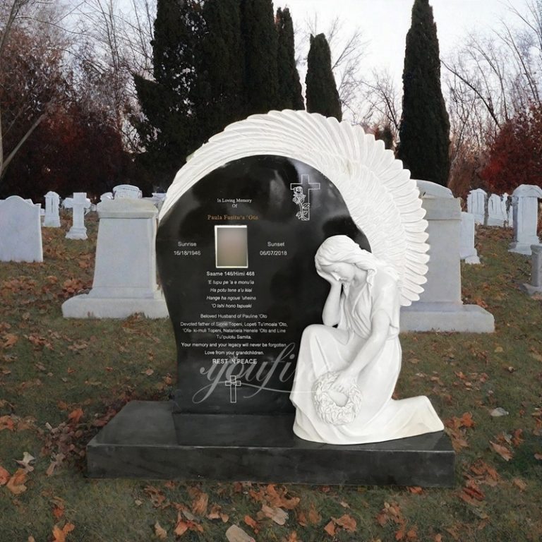 Marble Angel Cemetery Statues