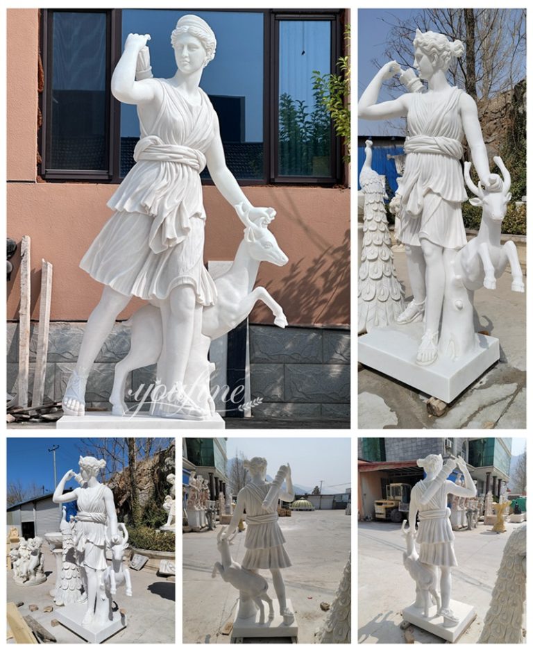 YouFine Factory Marble Diana Statue Details