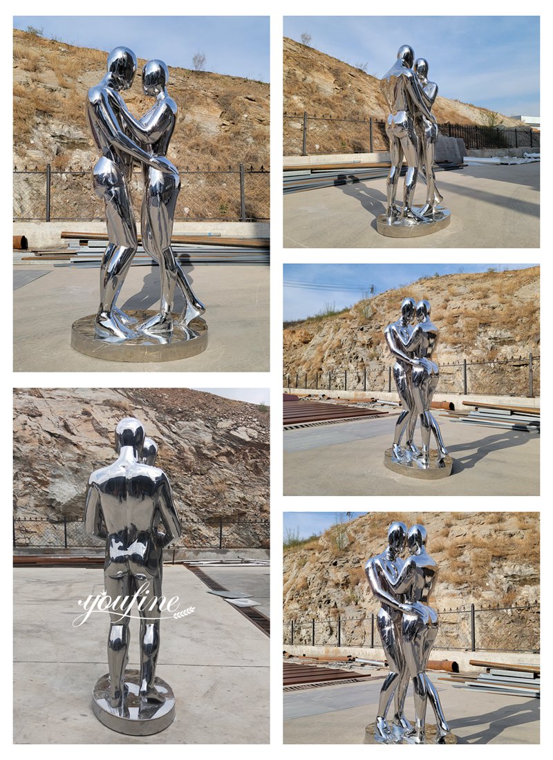 YouFine custom metal human sculpture display