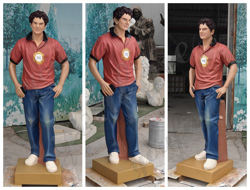 YouFine factory painted blessed carlo acutis statue