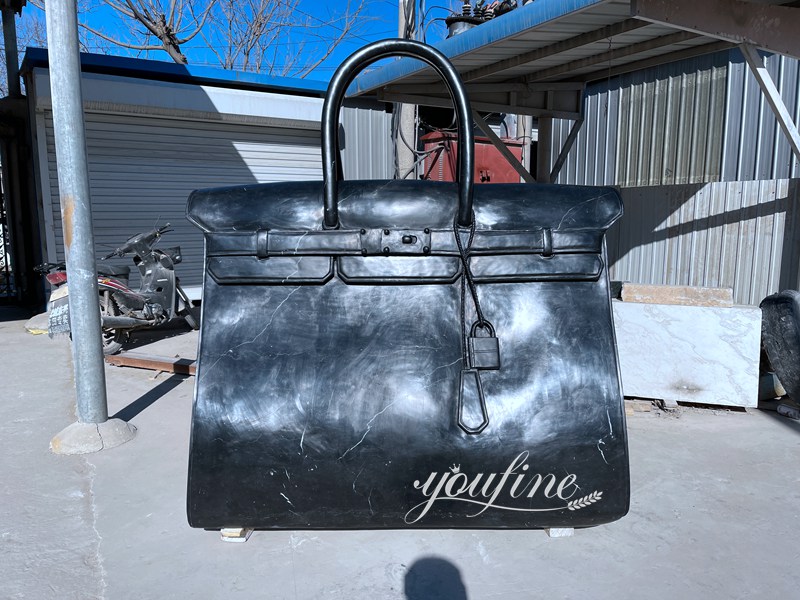 black marble Birkin bag