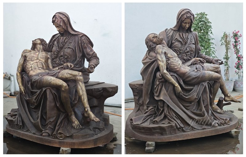 life size bronze Pieta statue