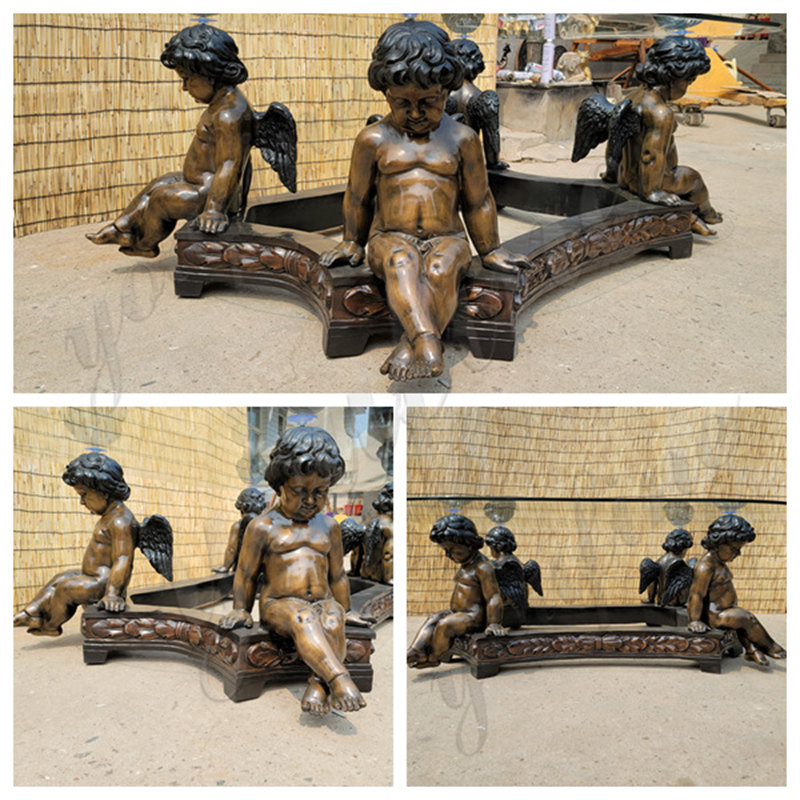 bronze angels coffee table