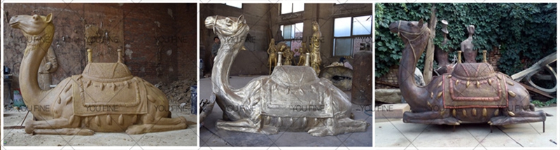 bronze camel garden statue casting process