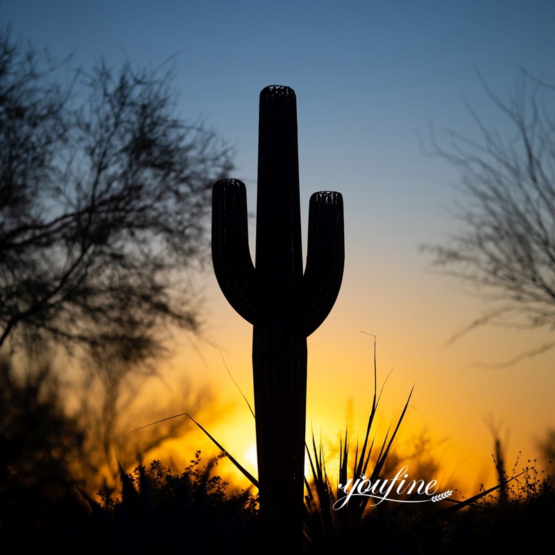 large metal cactus yard art customer feedback (1)