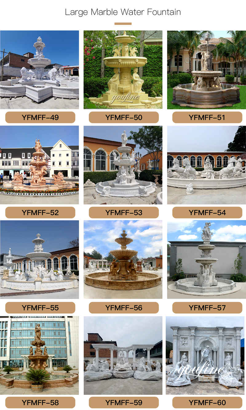 large outdoor water fountains for sale -YouFine Sculpture