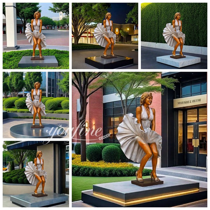 life size Marilyn Monroe statue applications scenes