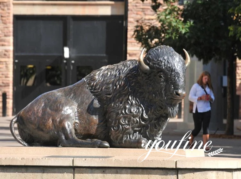 life size bison statue for sale (3)