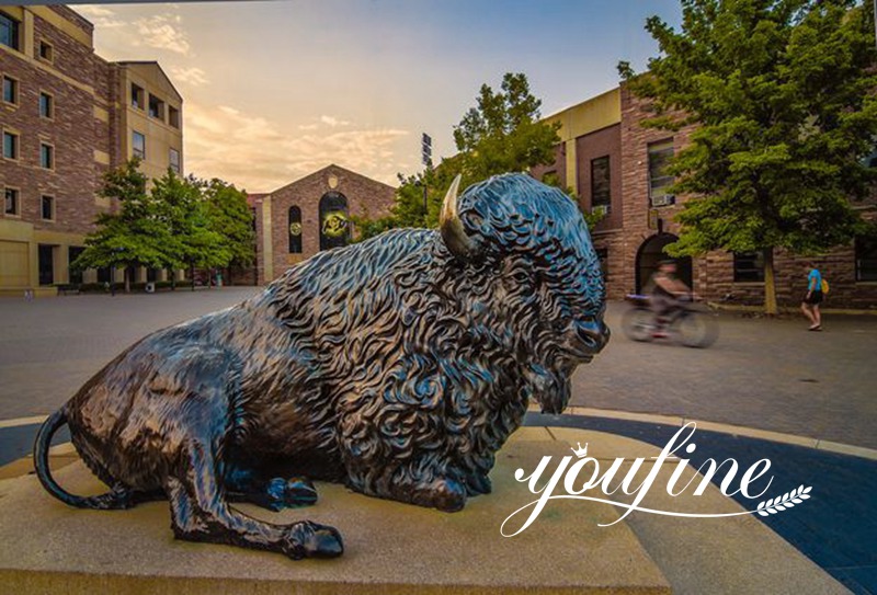 life size bison statue for sale (4)