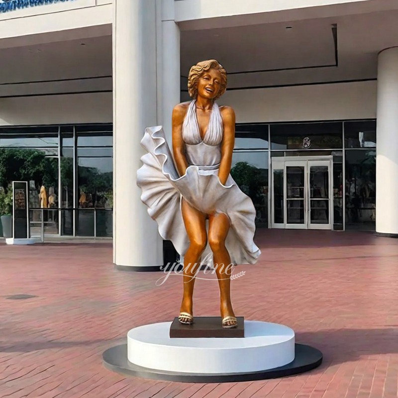 life size bronze marilyn monroe statue