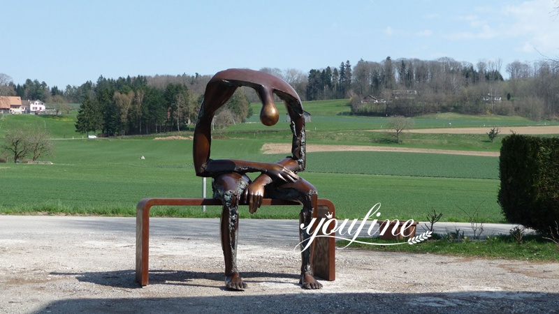 life size bronze melancholy statue for sale (3)