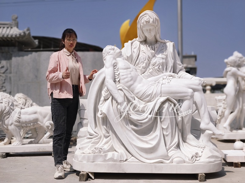 marble Pieta sculpture replica