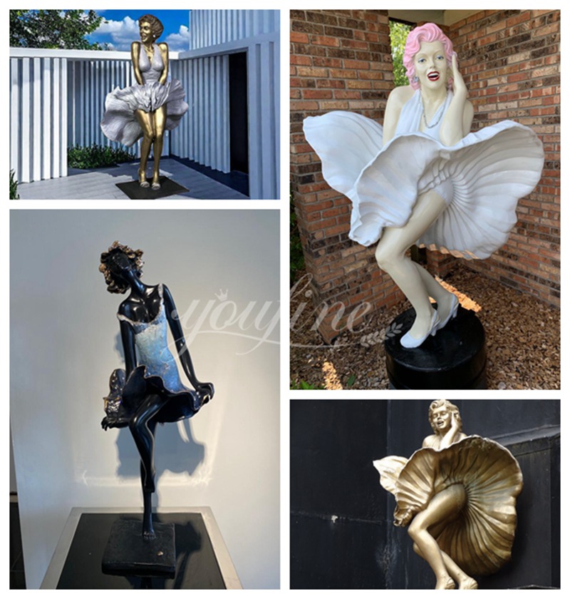 more Marilyn Monroe sculptures