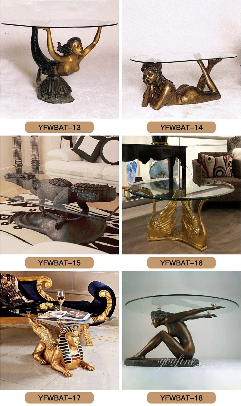 more bronze coffee table styles