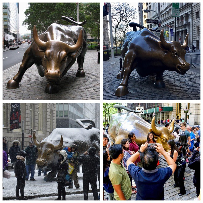 new york wall street bull statue details