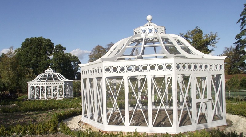 wrought iron gazebo with roof